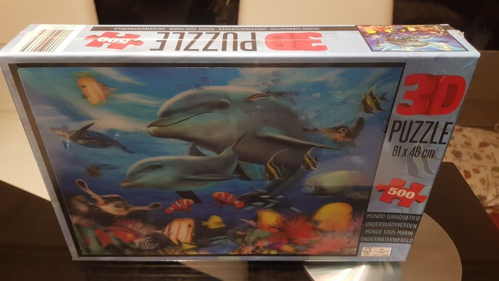 Puzzle Howard Robinson 3D 500 Peças, NOVOS E SELADOS