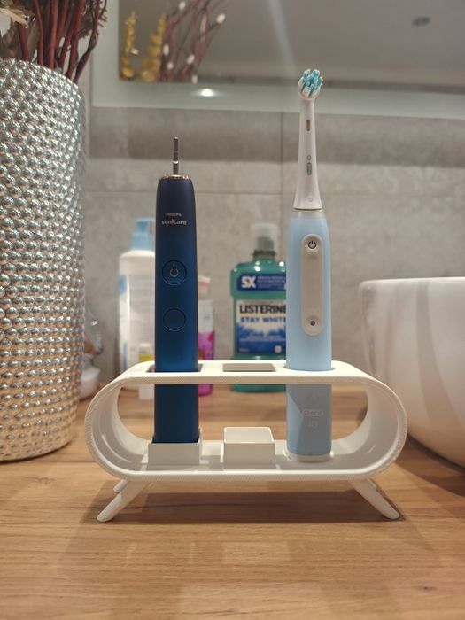 Stojak na 3 szczoteczki 2x Philips Sonicare i Oral-B io