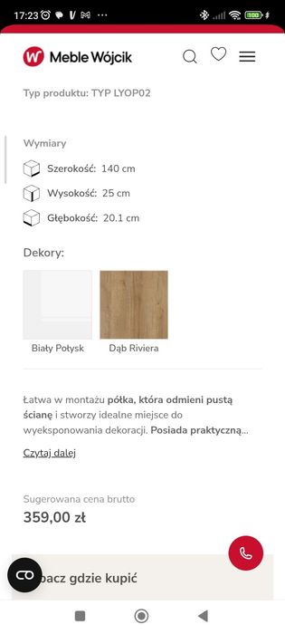 Półka Wójcik Lyon
