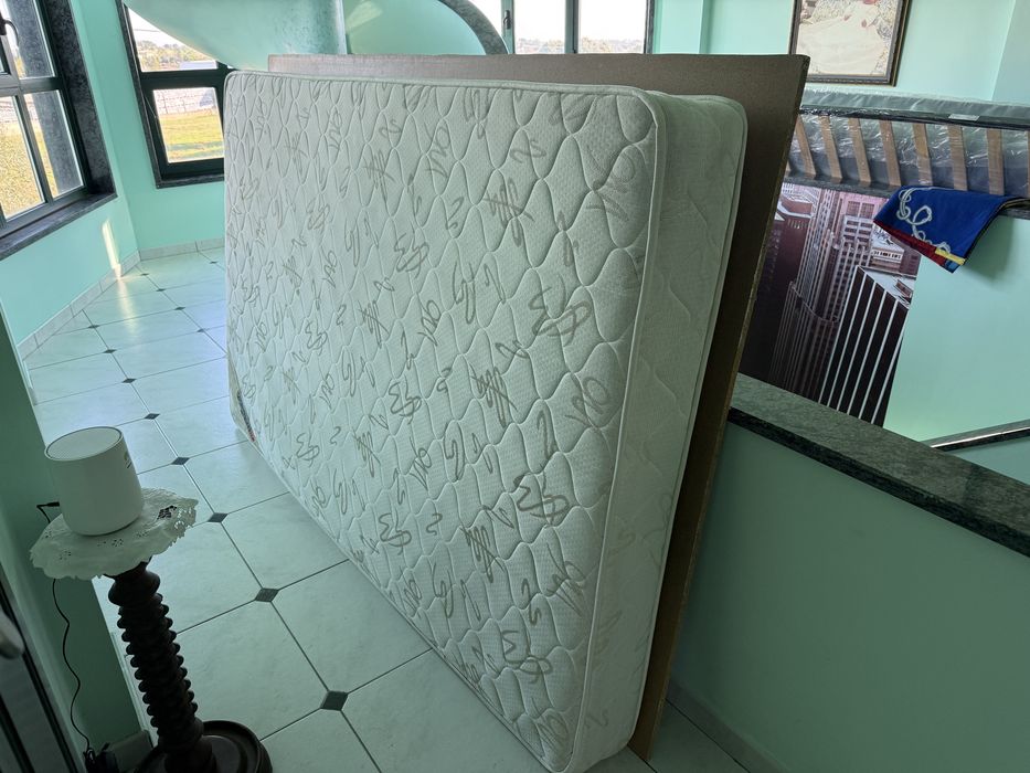 Colchão+Estrado 135x215 cm MOLAFLEX ‘estado bom’ MELHOR OFERTA