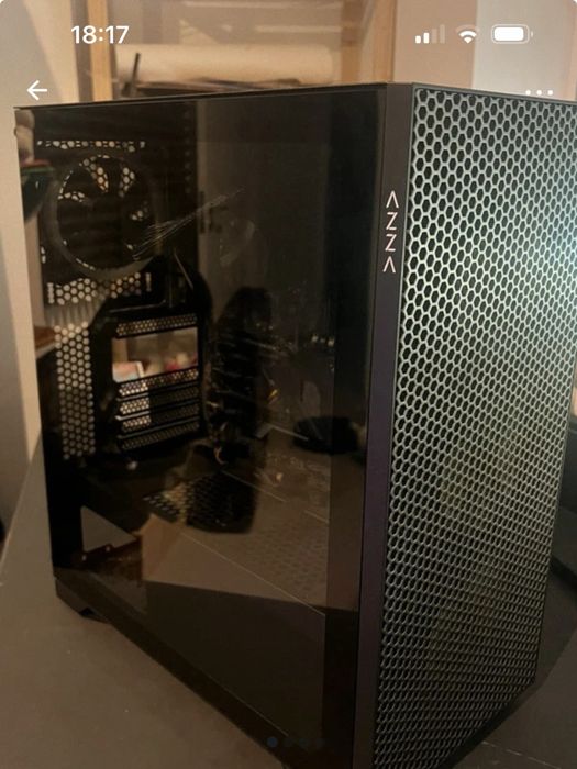 NEGOCIÁVEL Caixa e water cooler azza com motherboard tuf gaming z490-plus wifi