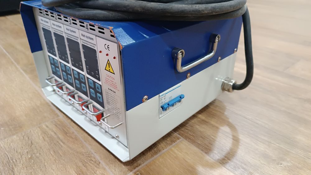 Controlador de temperatura para moldes de injeção 4 zonas de