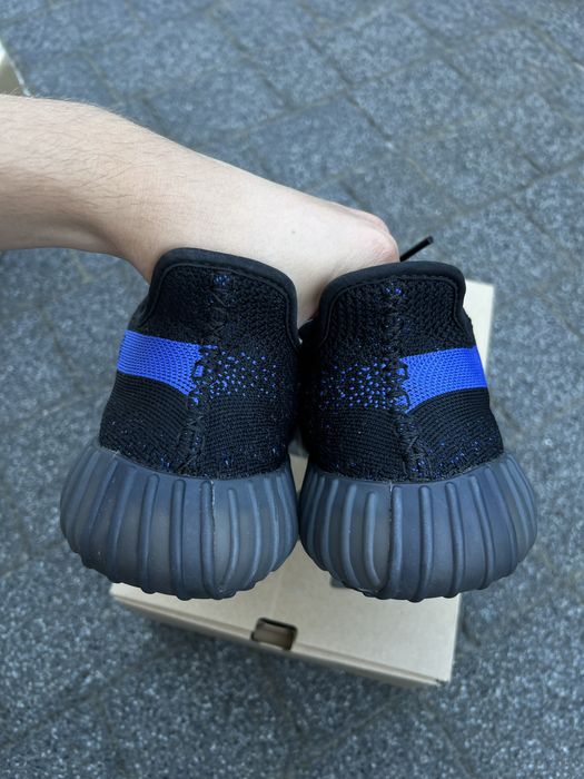 Adidas Yeezy Boost 350 V2 Dazzling Blue sneakersy czarne kanye 45 1/3