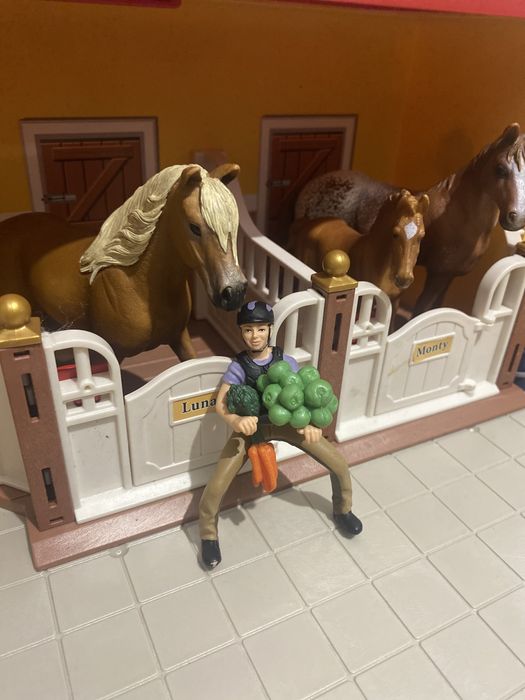 Stajnia dla koni schleich collecta playmobil