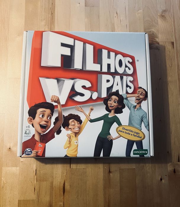 Jogo tabuleiro Filhos vs Pais