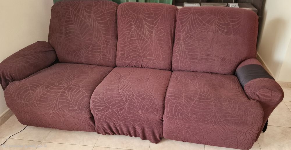 Sofá 3 lugares amovível