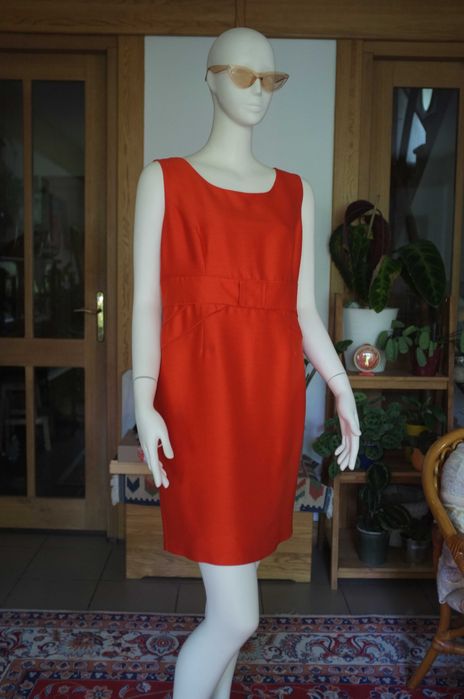 elegancka sukienka retro Minuet petite jedwabna ołówkowa pencil