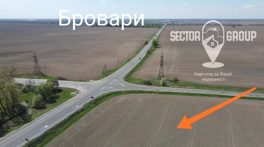 Від 1 га Землі промисловості на фасаді окружної, можна частинами.