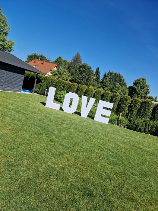 Napis LOVE LED RGB 120CM Wesele