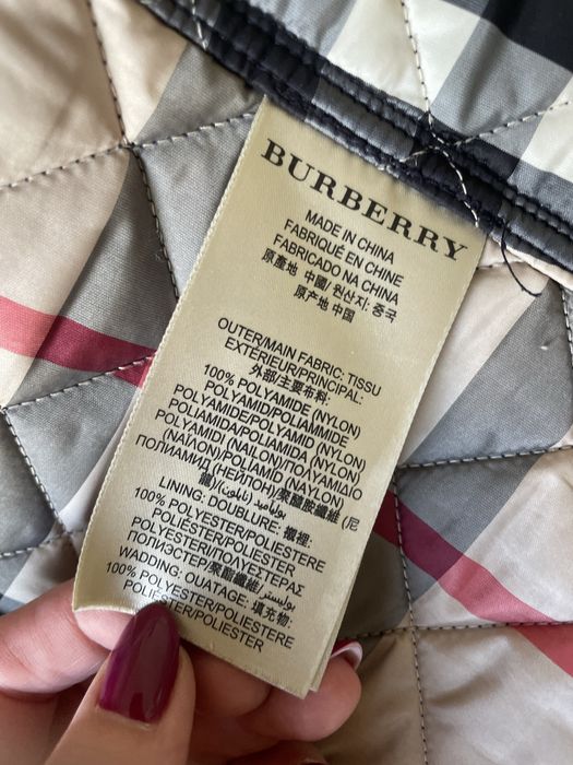 Oryginalna kurtka Burberry