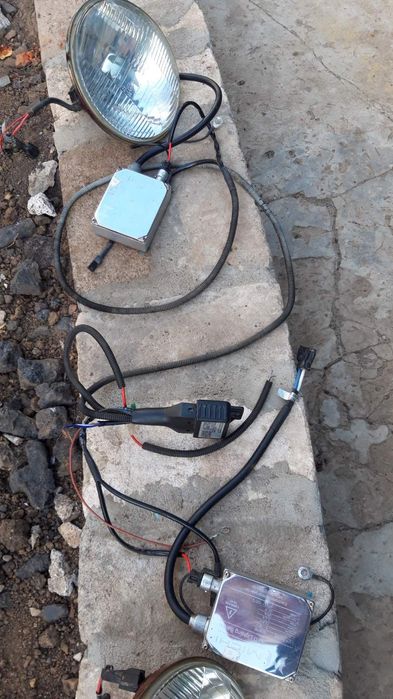 Ксенон фары на жигули в сборе