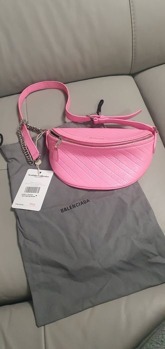 Nerka ze skory Balenciaga oryginalna