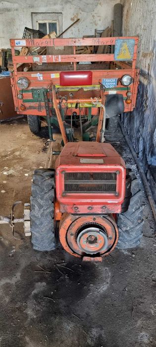 Tractor, reboque, fresa e motocultivador