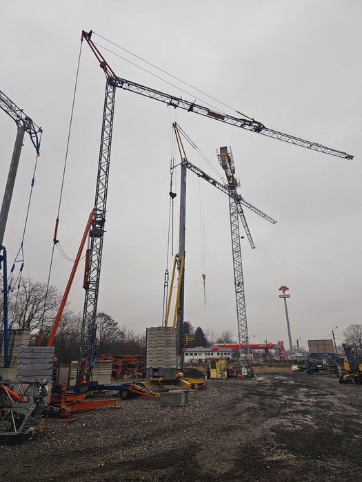 Żuraw szybkomontujący, dolnoobrotowy, dzwig