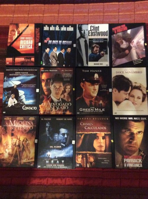 Filmes em dvs (snapper caixas de cartao)