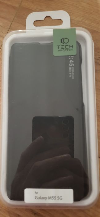 Etui TECH-PROTECT Flip View Pro do Samsung Galaxy M55 5G Czarny