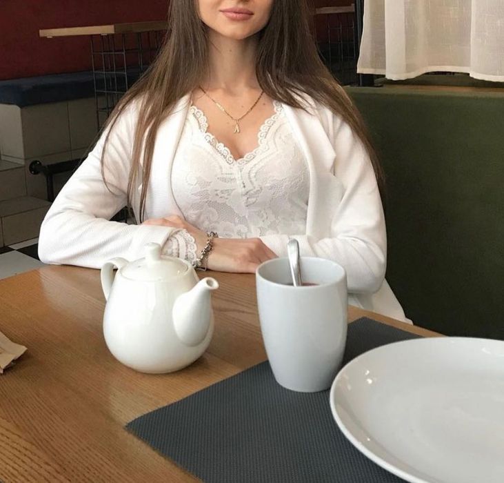 Білий комбінезон мереживний