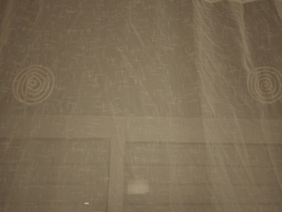 Cortinado transparente branco