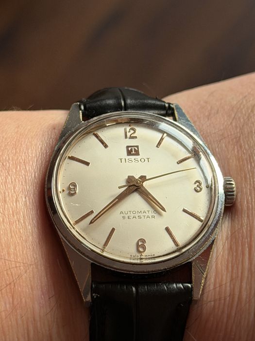 Tissot Seastar Automatic 21 jewels, 35/42mm, piękny stan, lata 70te