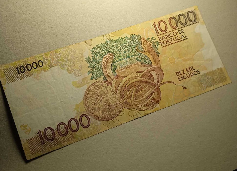 Nota 10 mil escudos 1991 Egas Moniz - Envio Gratis