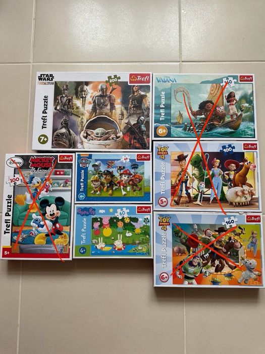 Пазлы Trefl Щенчий патруль Свинка Пеппа