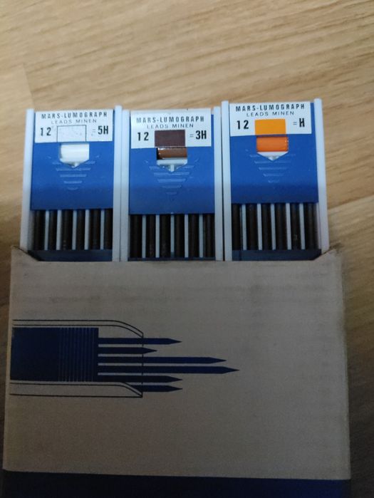 16 tubos de  minas 2mm - Staedtler 200