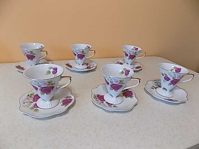 Чайные пары Чашки с блюдцами фарфоровые Япония Yamasen