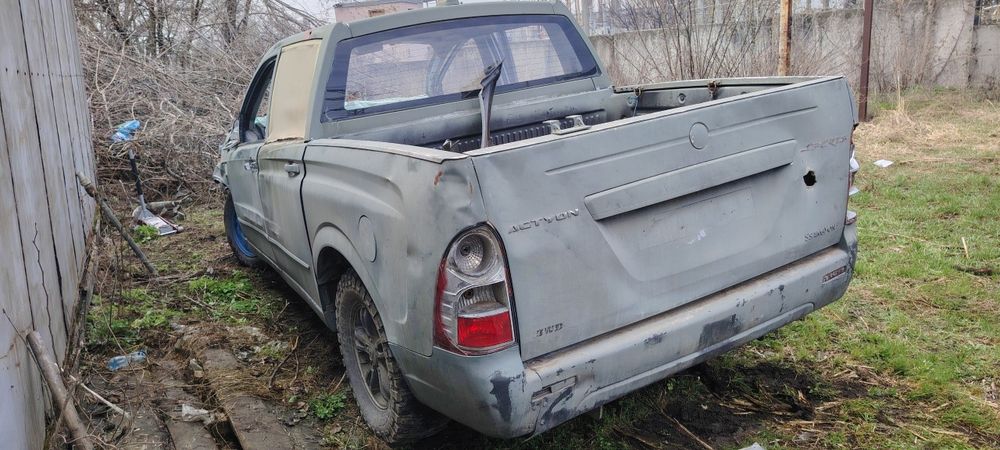 Разборка Ssang Yong action 2.7 дизель механика, Сан Йонг шрот запчасти