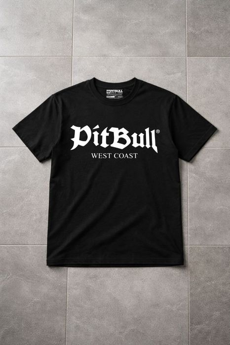 Czarna koszulka PitBull West Coast – klasyczna, streetwear
Opis: