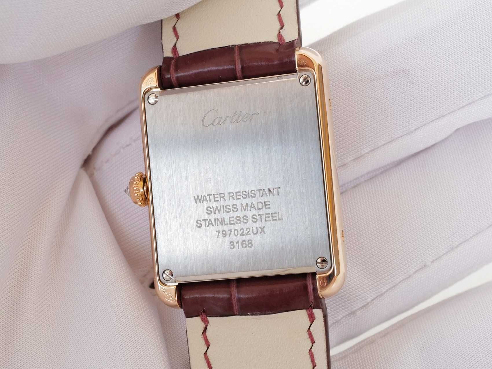 Cartier Tank Solo 18K Rose Gold Quartz 250 000 Olx