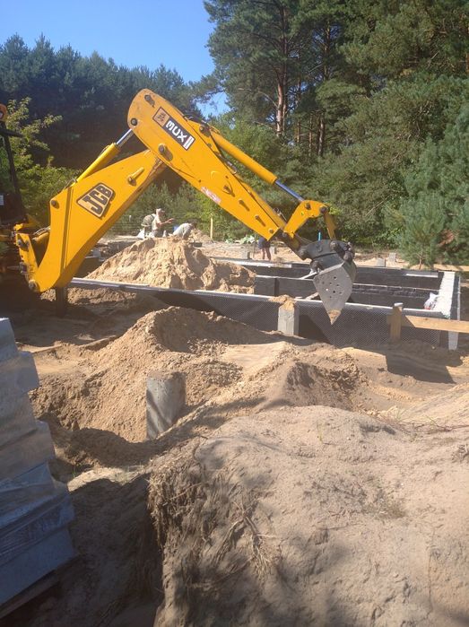 Usługi koparką ładowarka i minikoparka