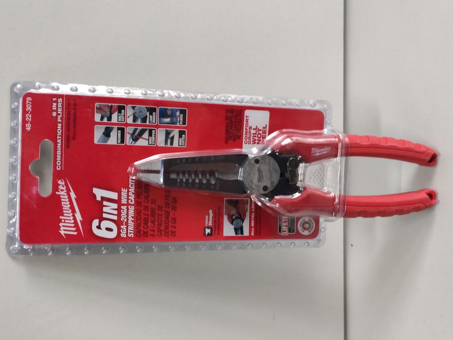 Milwaukee 48-22-3079 комбіновані кліщі 6 в 1 для електриків Оригінал