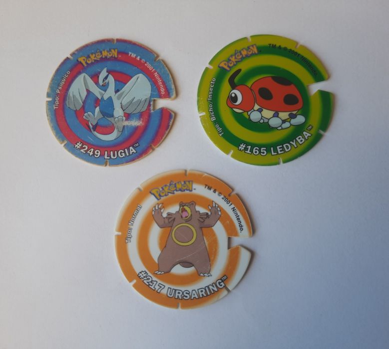 Pokemon Tazos Voa - venda à unidade
