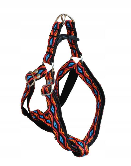 Szelki dla średniego i dużego psa - Ozdobne Mocne