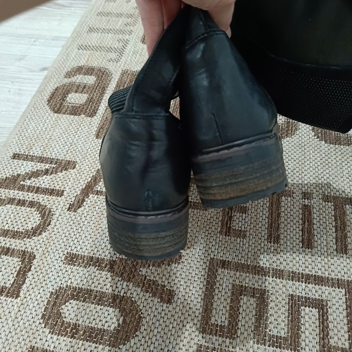 Kozaki/botki Anna Fidanza skórzane