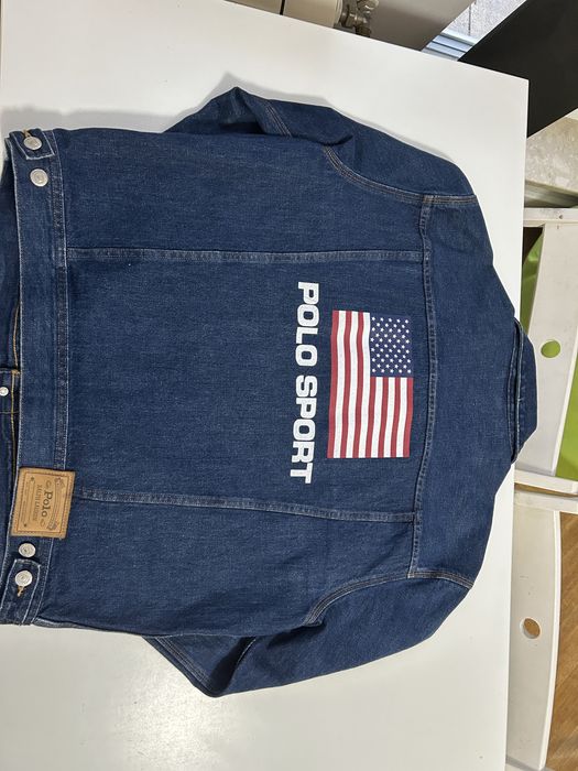 Jeansowa kurtka polo ralph