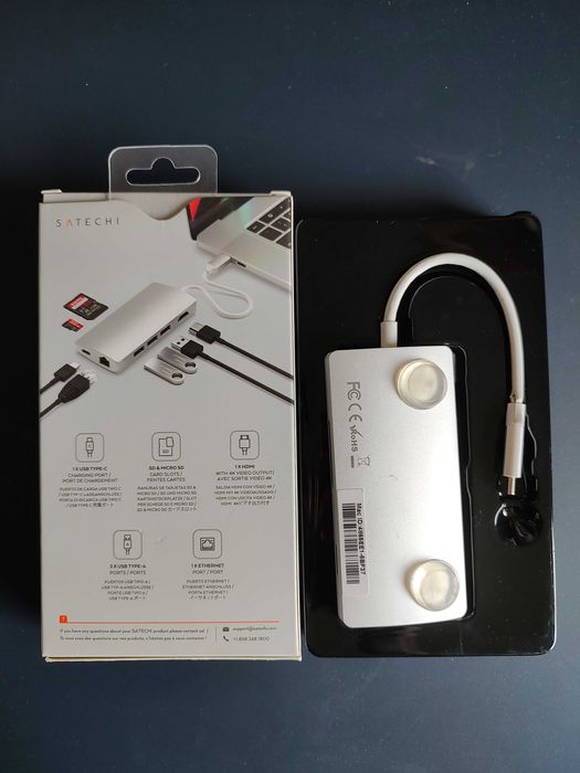 Satechi USB-C Multiport Aluminium Adapter V2 HUB 7 w 1