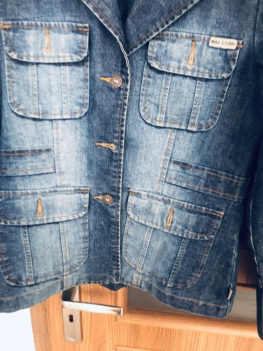 Kurtka jeans granat 38