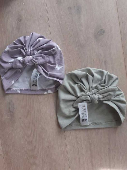 Czapeczki z dekoracyjną kokardką 2 pak