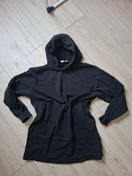 Czarna bluza H&M Divided z kapturem 42 stan bdb