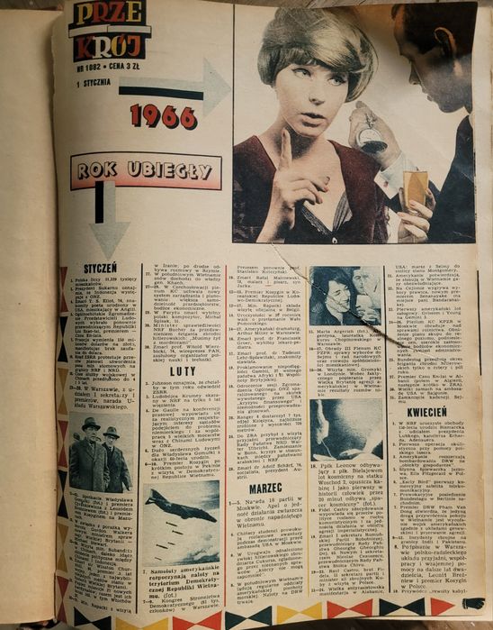 Stare wydania Przekroju od lat 50-tych.