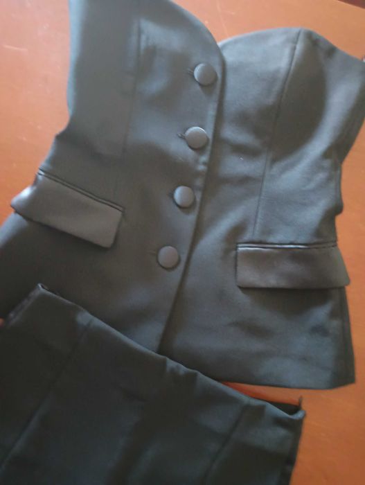 Top cai cai e shorts ZARA tamanho S