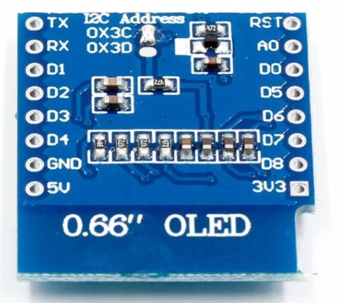Wemos OLED Shield 0.66" SSD1306 I2C D1 mini