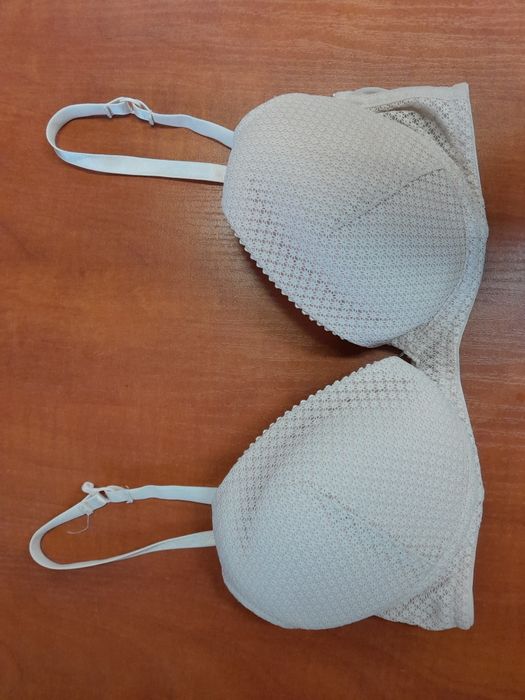 Koronkowy biustonosz push-up H&M