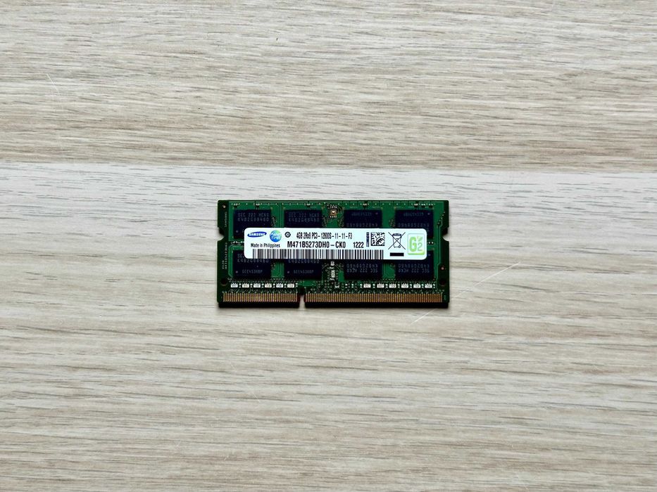 RAM Samsung 4GB DDR3 PC3 12800S (1600 MHz) – sprawna / testowana