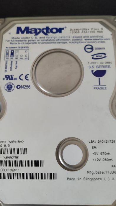 Discos rígidos vários tamanhos
