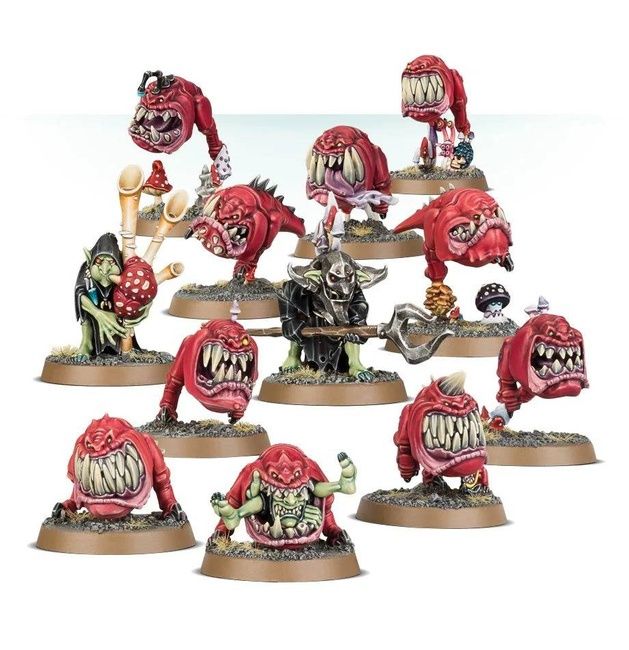 12X SQUIG HERD Gloomspite Gitz Warhammer AOS ramki