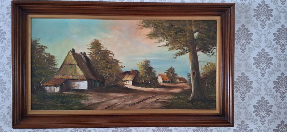Duzy obraz olejny