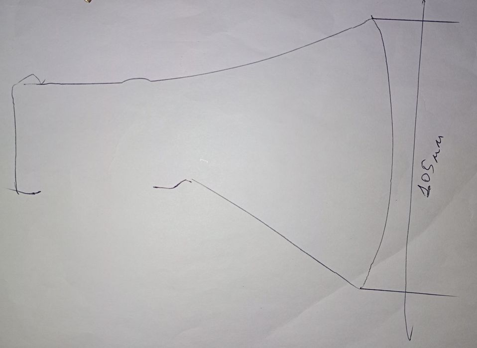 Топор лезвие 105м