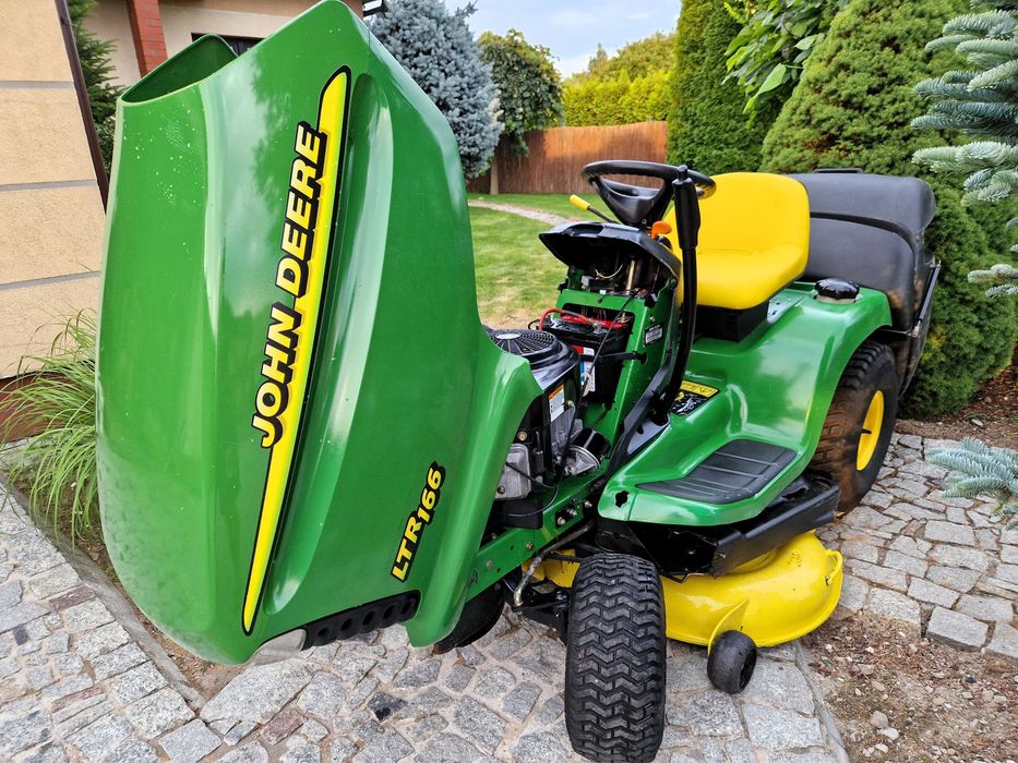 Traktorek kosiarka JOHN DEERE LTR 166 - po SERWISIE 16 KM V-ka!!